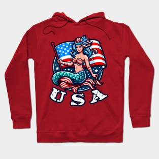 USA Mermaid Hoodie